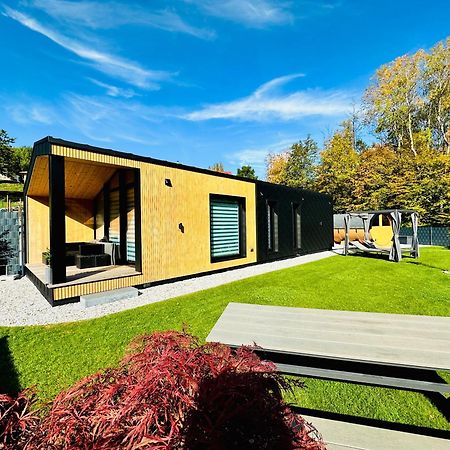Voralpen Lodge - Ferienhaus Mit Gym, Sauna & Hot Tub Traisen エクステリア 写真