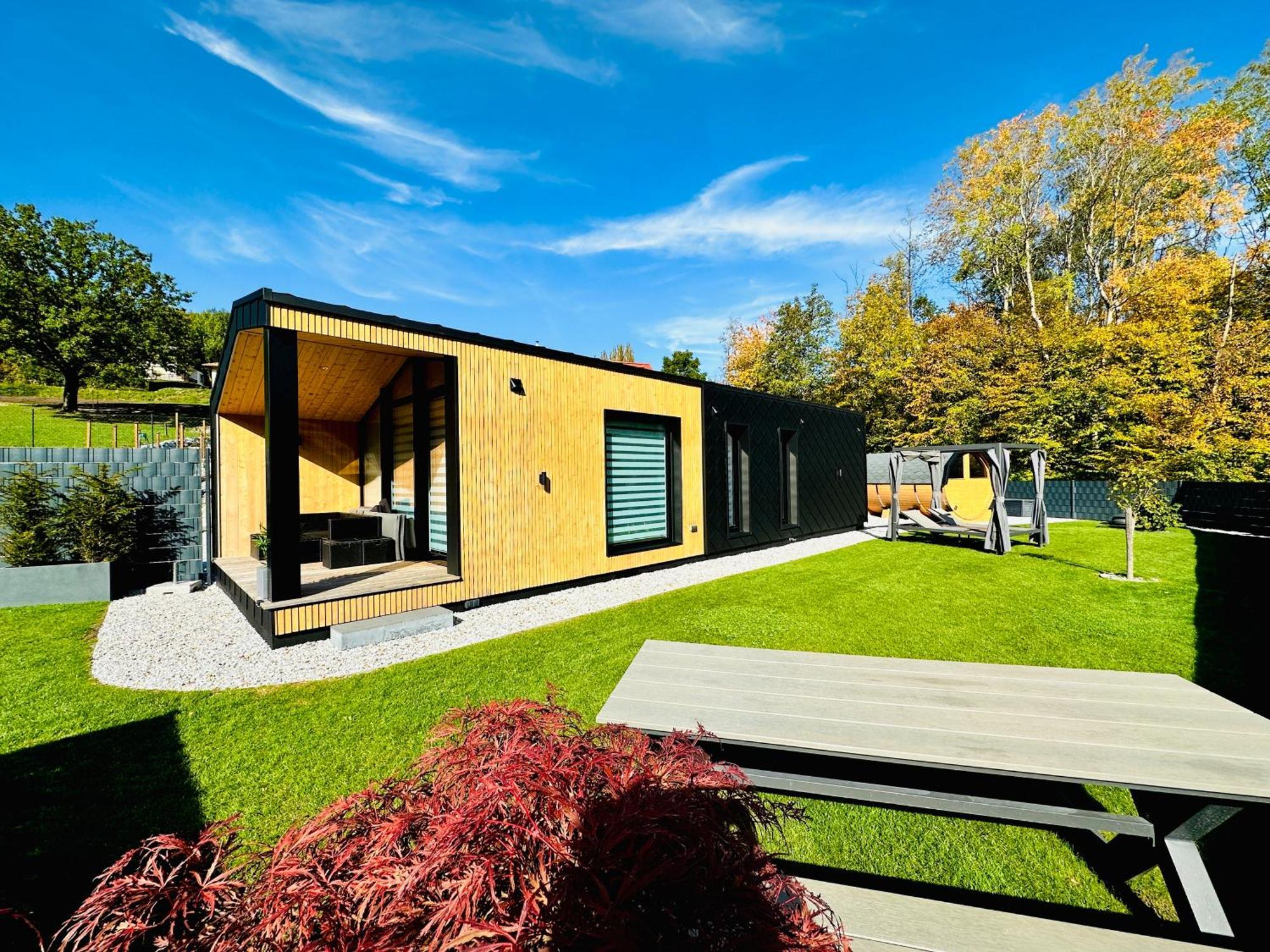 Voralpen Lodge - Ferienhaus Mit Gym, Sauna & Hot Tub Traisen エクステリア 写真